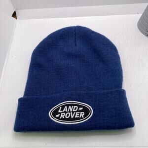 Unisex Land Rover Car Blue Beanie Winter Hat